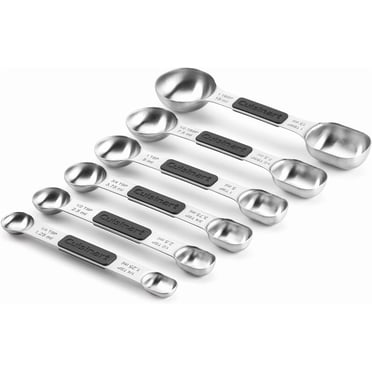 Cuisinart Stainless Steel 6-Piece Magnetic Measuring Spoons Set
