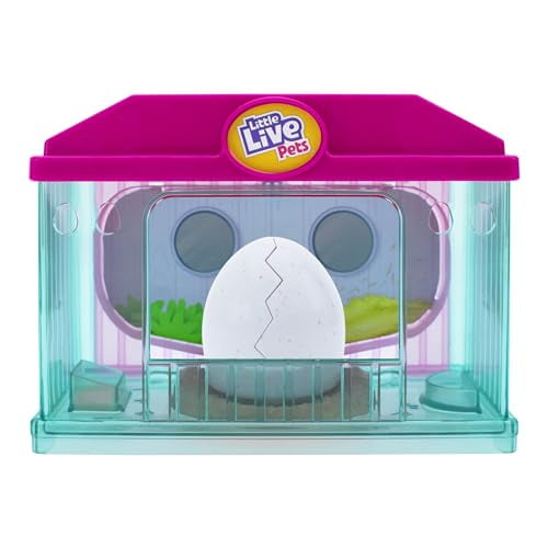 Little Live Pets - Maison d'Éclosion Surprise pour Poussin - Mignon Jouet Interactif de Collection, Poussin Qui Pépie et Tape, Éclot de Son Oeuf et Sautille, Comprend un Ensemble de Jeu