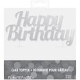 thumbnail image 2 of Cake Top HBD Slv Glt, 2 of 2