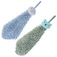 thumbnail image 4 of MasteelfCA 2pcs Lovely Hanging Hand Towels Chic Wipe Hand Towel Quick-drying Towels, 4 of 7