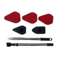 thumbnail image 2 of Dvkptbk Floor Brush Brooms Indoor Standing Storage Magnetic Suction Type Snap Brooms and Dustpan Set with Scraping Teeth and Scraper Cleaning Suitable for Home Kitchen Utensils & Gadgets, 2 of 7