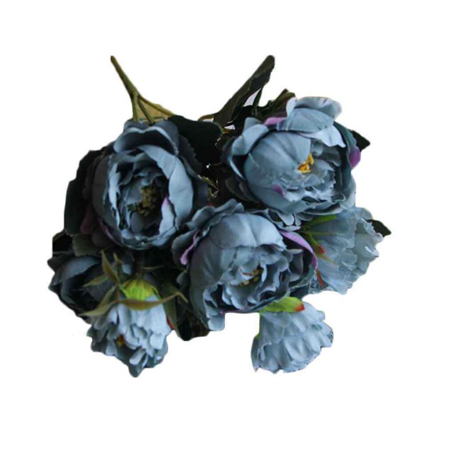 Maoww 8 Head Bouquet Artificial Large Party Peony Flowers Wedding Home Decor Type5 NO5