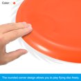thumbnail image 4 of Unique Bargains Flying Disc 9 Inch 65 Gram Sport Training Disk, Orange, White, 2 Pack, 4 of 6