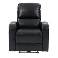 thumbnail image 1 of CorLiving Ophelia PU Fabric Upholstered Indoor Power Recliner Chair with Cup Holder and USB Port, 1 of 9