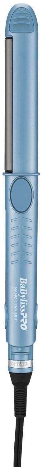 BabylissPRO Fer Plat U‑style Sol‑gel Nano Titanium, Plaques 1 Po, Bleu/Gris, 1 Pk