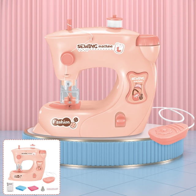 LSLJS Electric Light Sewing Machine Small Appliances Toys Sew Intelligence Activities Toy for Girls Kids, Sewing Machine