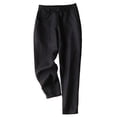 thumbnail image 3 of Qertyioot 2024 Nouvelle Année Remise à Zéro Pantalons en Lin à la Mode pour Femmes, Pantalons Raccourcis, Leggings Surdimensionnés en Coton et Lin, Pantalons Décontractés Amples, 3 of 3