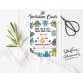 thumbnail image 3 of Darling Souvenir Multicolor Birthday Invitation Card Printable Elegant Fill or Write In Blank Party Invites 28 Pcs 5 x 7 Inches, 3 of 5