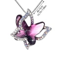 thumbnail image 2 of Jusqu'à 65 % de Rabais sur les Colliers SMihono pour Femmes Collier Papillon en Cristal Multicolore Pendentif de Mode, 2 of 2