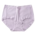 thumbnail image 2 of Clearance & Promo,Medium-Waist Underwear, Solid Color, Soft棉材质, Breathable, For Daily, Comfortable Fit, Seamless Design All-Day Comfort|Nylon,Spandex,Light Blue,Sopatenor, 2 of 5