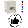 thumbnail image 1 of Printtoo Personalized Teachers&nbsp;Stamp Good Job! Teachers Name Self-Inking Rubber Stamp Appreciation Message For School Classroom & Homework Supplies,Black - 30 x 30 mm, 1 of 6