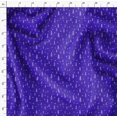 thumbnail image 4 of Soimoi Blue Rayon Fabric Asterisk & Snow Nature Print Fabric by Yard 56 Inch Wide, 4 of 5
