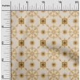 thumbnail image 2 of oneOone Polyester Spandex Brown Fabric Geometric Craft Projects Decor Fabric Printed By The Yard 56 Inch Wide, 2 of 4