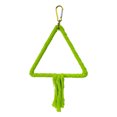 thumbnail image 4 of CBFFDC Jouet Perroquet de Couture pour Animaux Corde Résistante aux Morsures pour Perruches Cockatiels Conures Perchoir Triangle Rond Fournitures pour Animaux, 4 of 7