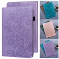 thumbnail image 2 of Tablet Coque For Samsung Tab A8 Case SM-X200 X205 X207 Emboss Flower Leather Wallet Flip Cover For Galaxy Tab A8 A 8 A 9 A9 Plus blue-flower A8 2021 SM-X200 X205, 2 of 6
