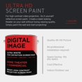 thumbnail image 3 of Peinture pour Écran de Projecteur - Haute Définition, 4K, Blanc Ultra - Gallon, 3 of 5