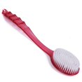 thumbnail image 1 of Bath Brush plastic Handle Back Scrubber Shower Body back massagerLong Massager Bathing Skin Cleaning Tool, Rose Red, 1 of 1