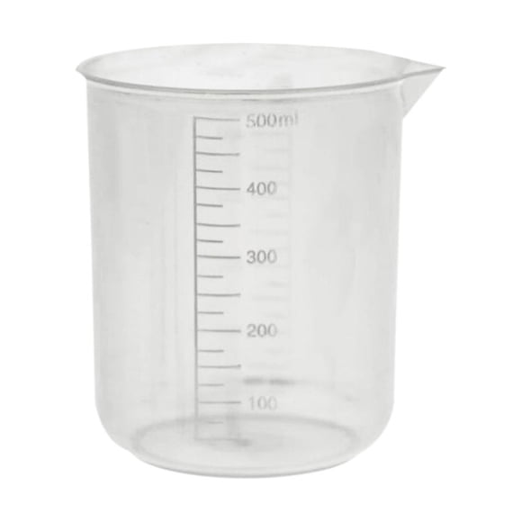 Kitchen 5 Pcs/set Plastic Measuring Cups Lab Beakers Water Flour Powder Measuring Cups with Scales