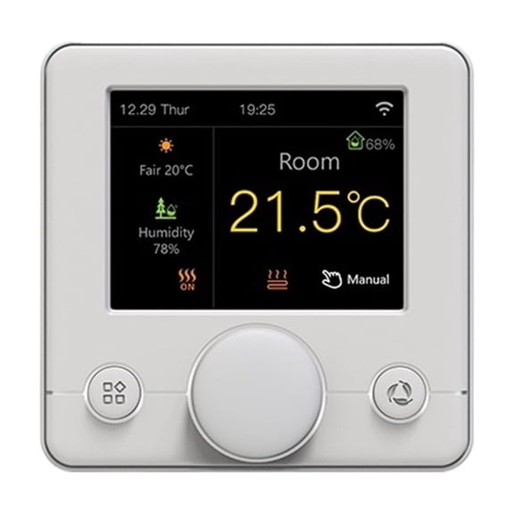 Thermostat de Chauffage Wi-Fi Thermostat Intelligent Thermostat de Chauffage au Sol Contrôleur de Température Numérique, Facile à Installer