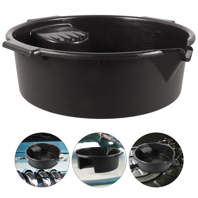 LOLIPPYY Bac de Vidange Noir en Plastique Étanche 1Pcs