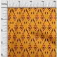 thumbnail image 1 of oneOone Viscose Chiffon Fabric Argyle Style Ikat Print Sewing Fabric BTY 42 Inch Wide, 1 of 4