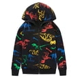 thumbnail image 1 of Boys Dinosaur Hoodies Zip Up Jacket Pullover Hooded Sweatshirt for Kids, 1 of 7