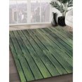 thumbnail image 3 of Ahgly Company Tapis Rectangulaire Lavable en Machine Intérieur Transitionnel Vert Armée, 5 Pieds x 7 Pieds, 3 of 7