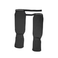 thumbnail image 1 of Transemion 1 Pair Shin Instep Guards MMA Elastic Protector and Protection Supplies Training Black L 1Set, 1 of 4