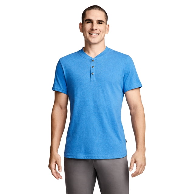 Jockey Outdoors Men's 100% Cotton Short Sleeve Henley