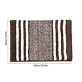 thumbnail image 3 of EGNMCR Bathroom Rugs, Extra Thick Microfiber Striped Door Mat - Non-Slip Bathroom Kitchen Entry Rug Water-Absorbent Floor Mat For Bathroom Kitchen Doorway Foot Mat Bathroom Rug Blanket, 3 of 8
