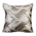 thumbnail image 1 of Cushion Cover, Cushion Cover, Decorative Pillow Covers 22x22 inch (55x55 cm) Grey, Silk Throw Pillow Covers, Handmade Pillow Covers, Contemporary Style, Abstract Pattern - Grey Trance, 1 of 2