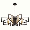 thumbnail image 2 of LovingAHome 8-Light Chandelier Lighting for Dining Room Living Room Adjustable Height Pendant Lighting, 2 of 7