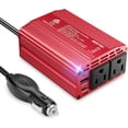 thumbnail image 1 of BESTEK 300W Car Power Inverter with 30W PD USB C and QC3.0 Quick Charging, DC 12V to 110V AC Car Plug Adapter Outlet Converter Multi-Protection Car Charger Power Inverter for Laptop Computer, 1 of 7