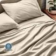 thumbnail image 4 of Bare Home 22" Extra Deep Pocket Sheet Set - Premium 1800 Collection - Ultra-Soft - Twin XL, Sand, 4 of 8