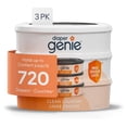 thumbnail image 1 of Diaper Genie Round Odour Lock Diaper Pail Refills, Clean Laundry Scent, 3 Pack, 1 of 10