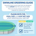 thumbnail image 3 of Swimline Filet Rond hors Terre de 12 Pieds pour Piscine, Couverture Supérieure à Feuilles, 15 Pieds, 3 of 7