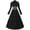 589-Black, variant on UPPADA Clearance Vintage Cocktail Dresses for Women 1950s Maxi Dress Flared Sleeves Dresses Wedding Dress Corset Ball Gown Dresses for Women formal women vintage corset dress sweetheart neckline