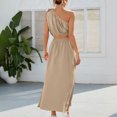 thumbnail image 4 of Birdeem Womens Fashion Bow Split Large Swing Suit Dress, 4 of 7