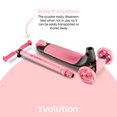 thumbnail image 2 of Yvolution Y Glider Kiwi / Trottinette à Trois Roues pour Enfants avec Roues à DEL pour Enfants de 3+ Ans (Rose2), 2 of 4