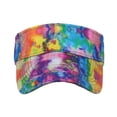 thumbnail image 2 of Fashion Women Men Gradient Beach Adjustable Baseball Cap Hip Hop Hat Sun Hat, 2 of 3