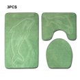 thumbnail image 4 of Baohd 3pieces Multi-functional Non-Slip Chenille Bath Rug Any Bathroom Eco-friendly PJ210611-B003 1Set, 4 of 6