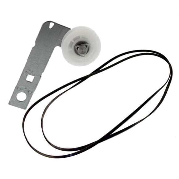 Dryer Belt and Idler Pulley W/Bracket for Whirlpool, Maytag Replaces W10112954, WPW10112954, AP6015116, PS11748388, W10837240, AP5988716, PS11726337, 3388674, W10118756, W10837240