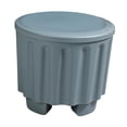 thumbnail image 2 of Lipstore Storage Ottoman Creative Shoe Changing Stool for Bedroom Living Room Balcony Blue, 2 of 8