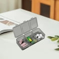 thumbnail image 1 of 2025 New Upgrade Portable Morning Noon And Night 3 Compartments Small Pills Box Dispensing Elderly Convenience Pills Box Small Plastic Transparent Small Box, 1 of 6