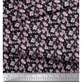 thumbnail image 3 of Soimoi Silk Fabric Flower Artistic Decor Fabric Printed Yard 42 Inch Wide, 3 of 3