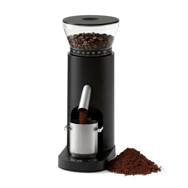Sunmaki Stain Steel Corded Electric Coffee Burr Grinder