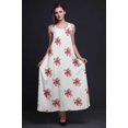thumbnail image 2 of Bimba Robe Longue Sans Manches à Bretelles Spaghetti Imprimée Florale en Rayonne pour Femmes - TTTG, 2 of 4