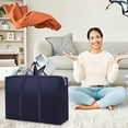 thumbnail image 5 of Storage and Organization Items for Home Specials!Kyusrd Travel Storage Bag Moving Bag Large Capacity Non-woven Quilt Bag Portable Duffel Bag Practical, 5 of 5
