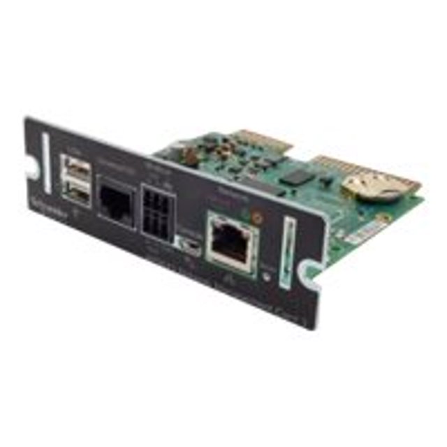 Schneider Carte de Gestion de Réseau Électrique 3 avec Surveillance de l'Environnement et Modbus - Adaptateur de Gestion à Distance - SmartSlot - Ethernet Gigabit - pour P/N : SMTL2200RM2UC, SMTL2200RM2UCNC, SMTL3000RM2UC, SMTL3000RM2UCNC, SMX1500RM2UCNC