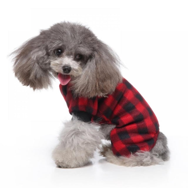 Pyjama Doux Confortable et Adorable pour Animaux de Compagnie pour Petits et Moyens Chiens Chiot Costume d'Automne et d'Hiver